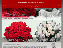 Tablet Screenshot of growerfresh.com